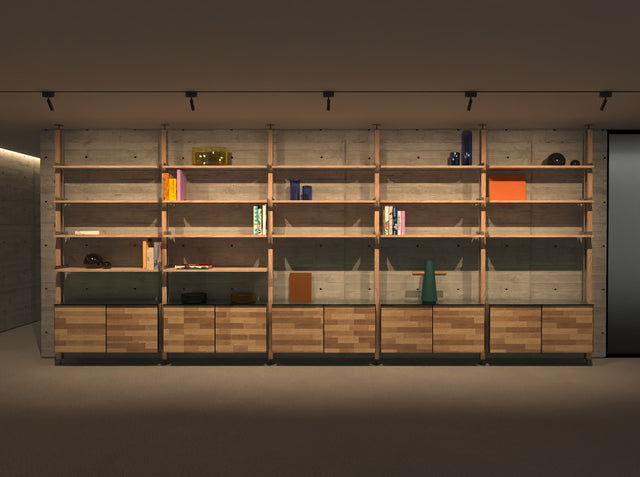 Laxa: Modular shelving system